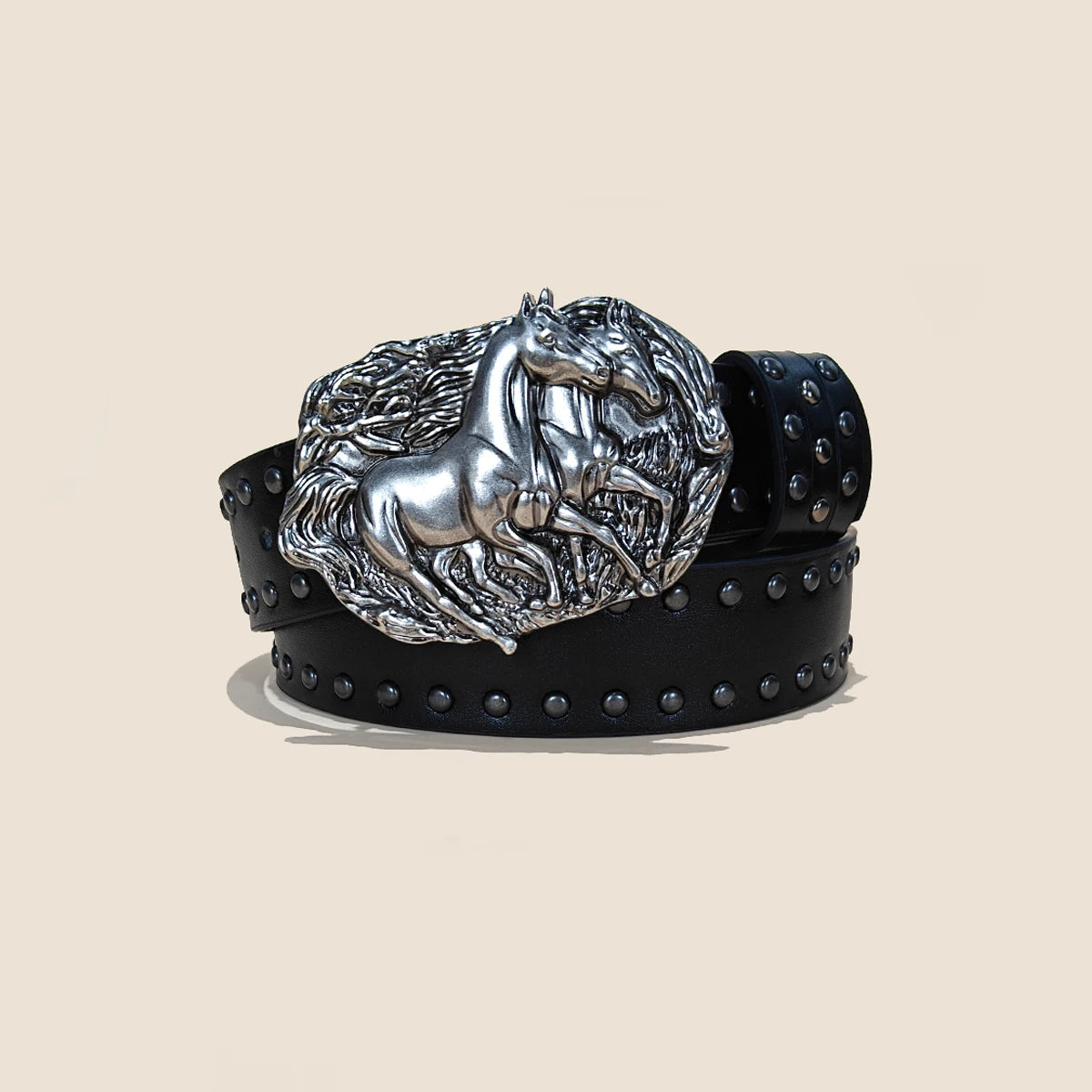 Retro Horse Buckle Belt