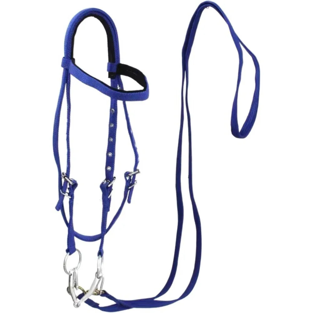 PU Leather Buckle Halter