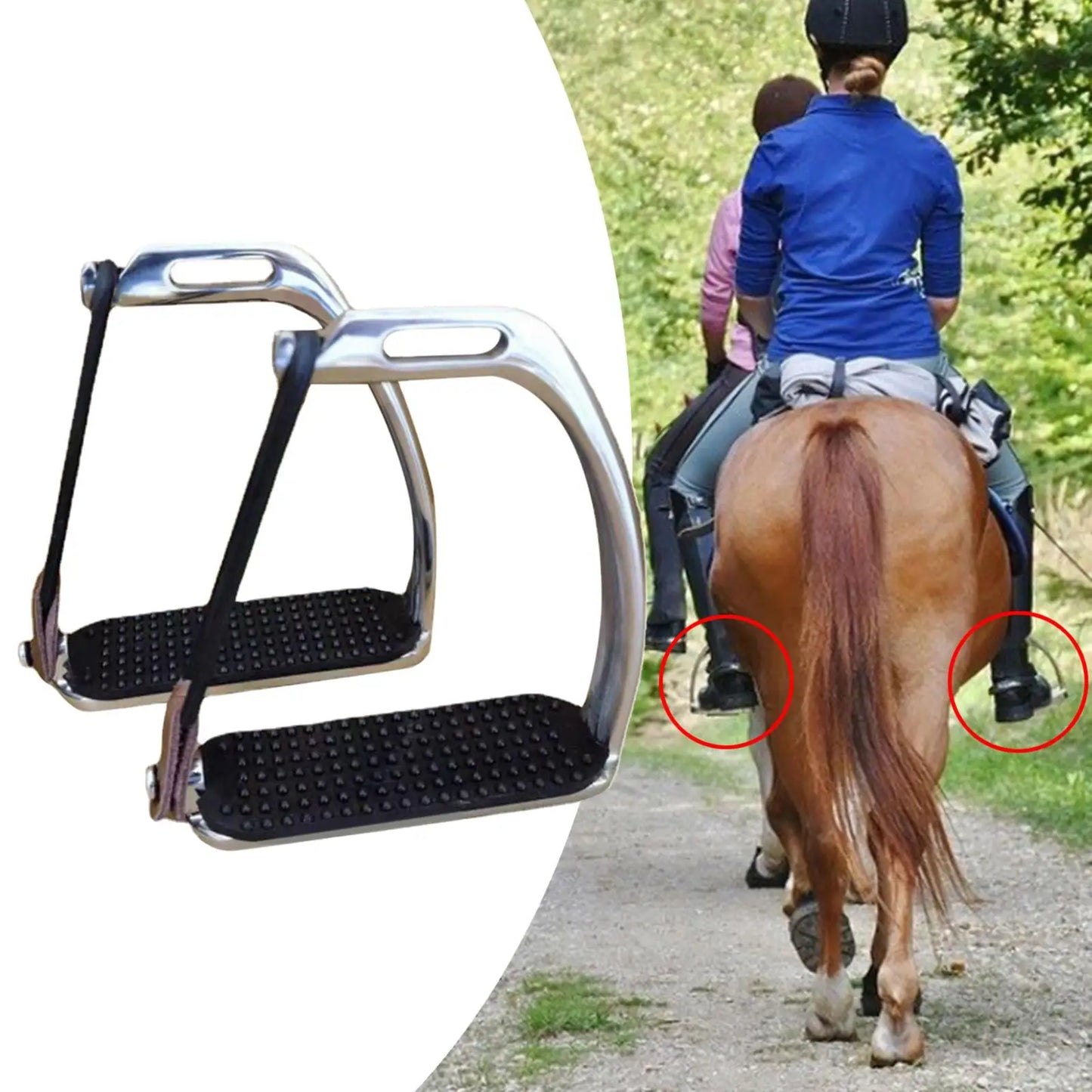 Heavyweight Western Safety Stirrups
