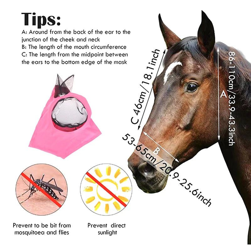 Random Color Fly Mask