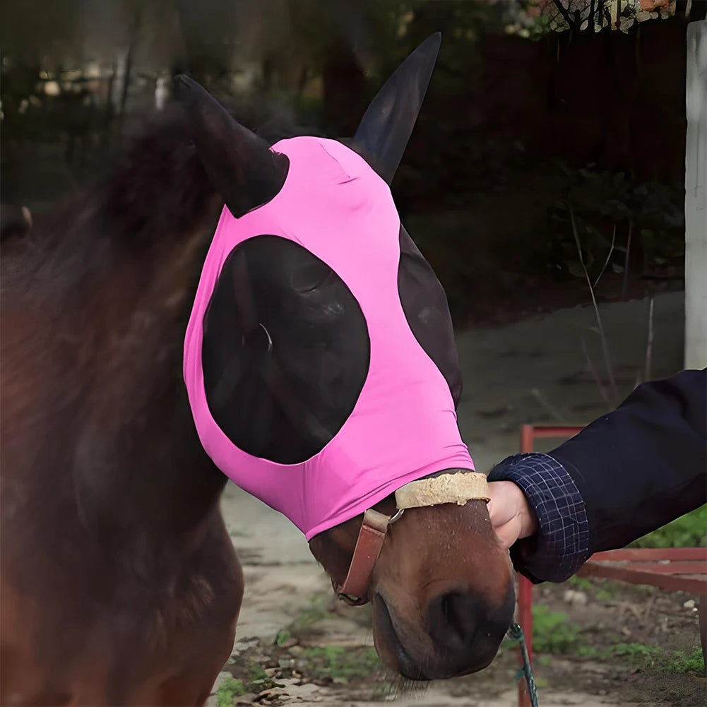 Knit Mesh Fly Mask