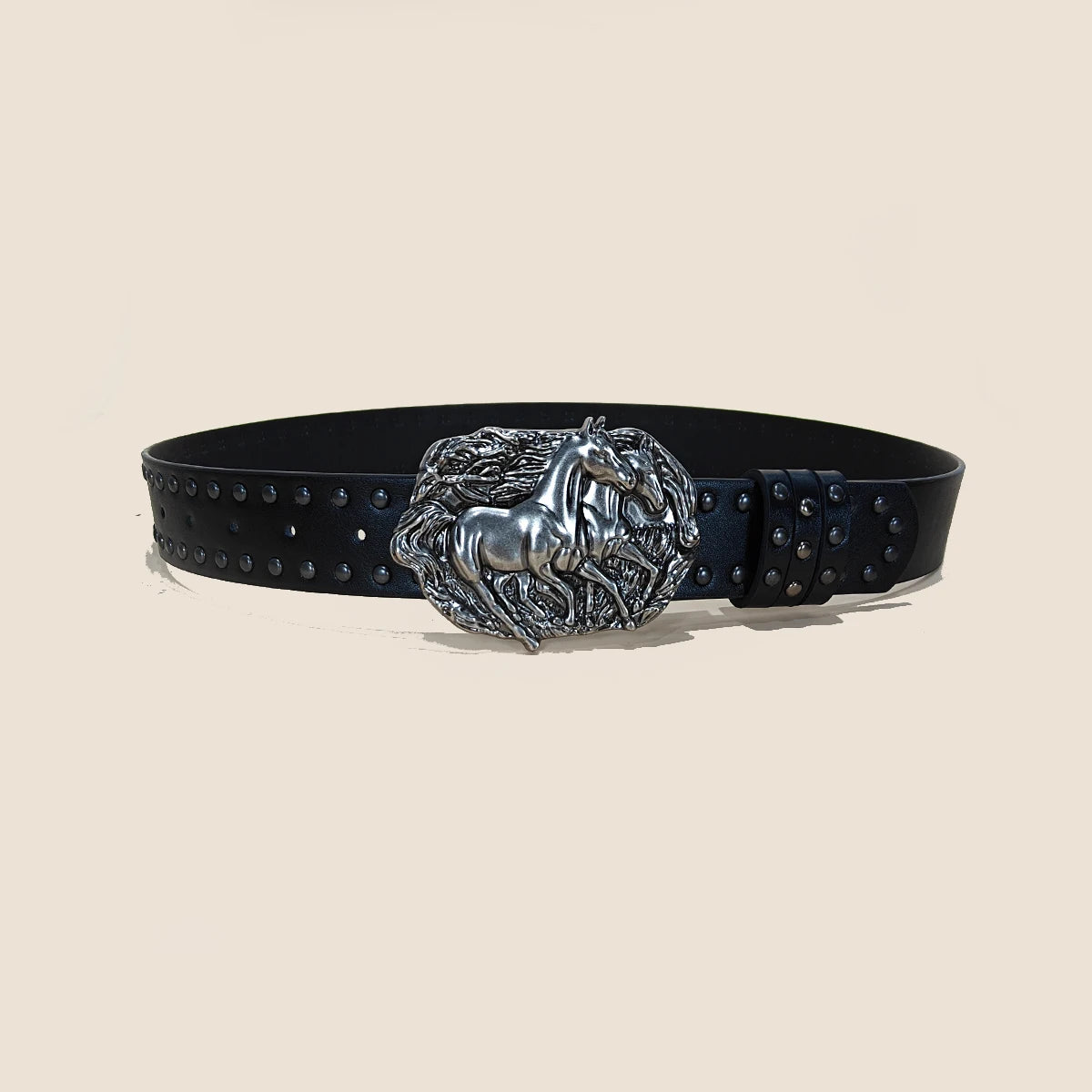 Retro Horse Buckle Belt