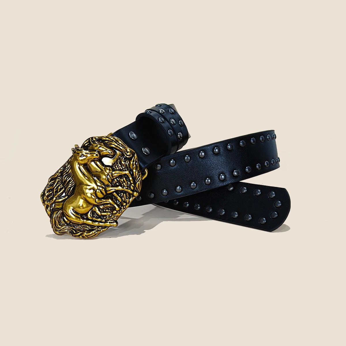 Retro Horse Buckle Belt