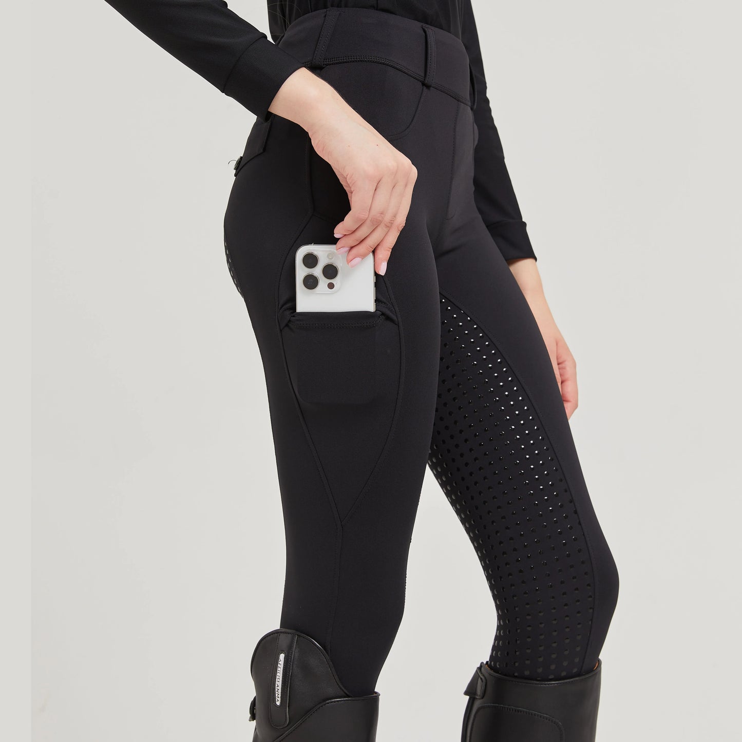 Pocket Hip-Lift Riding Tights
