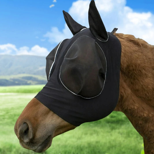 Knit Mesh Fly Mask