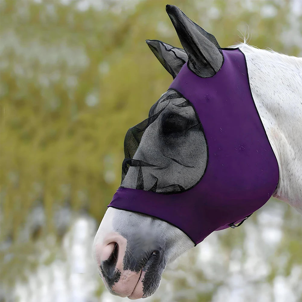 Knit Mesh Fly Mask