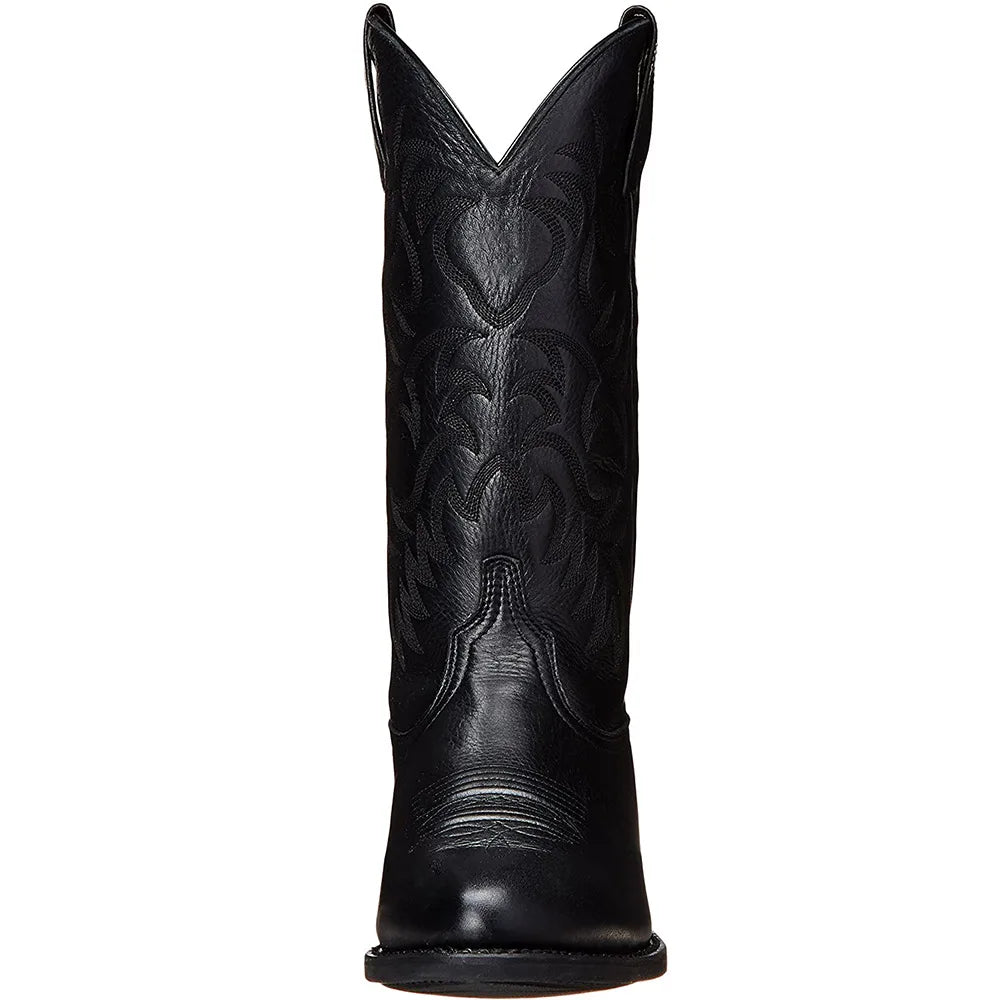 Long Leather Riding Boots