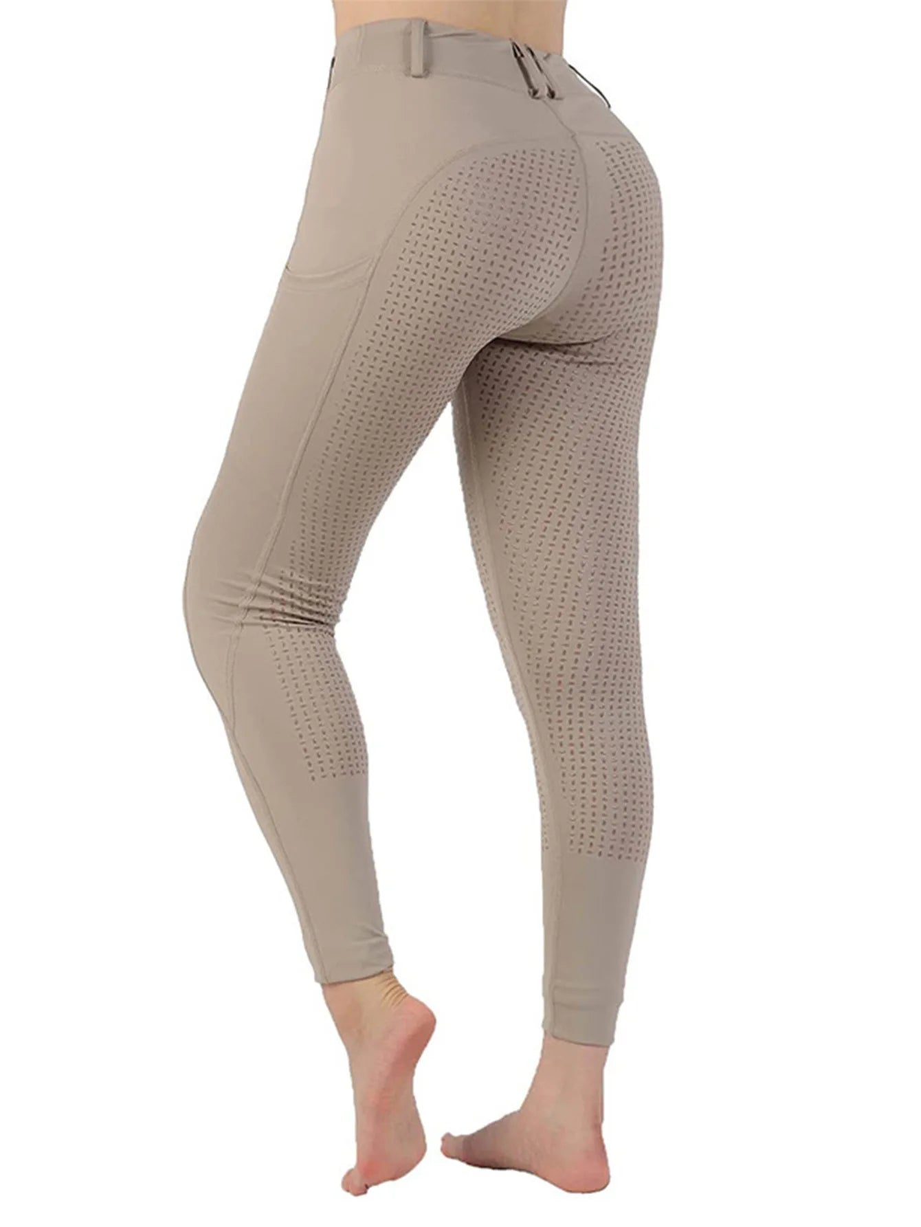 High Waist Elastic Breeches